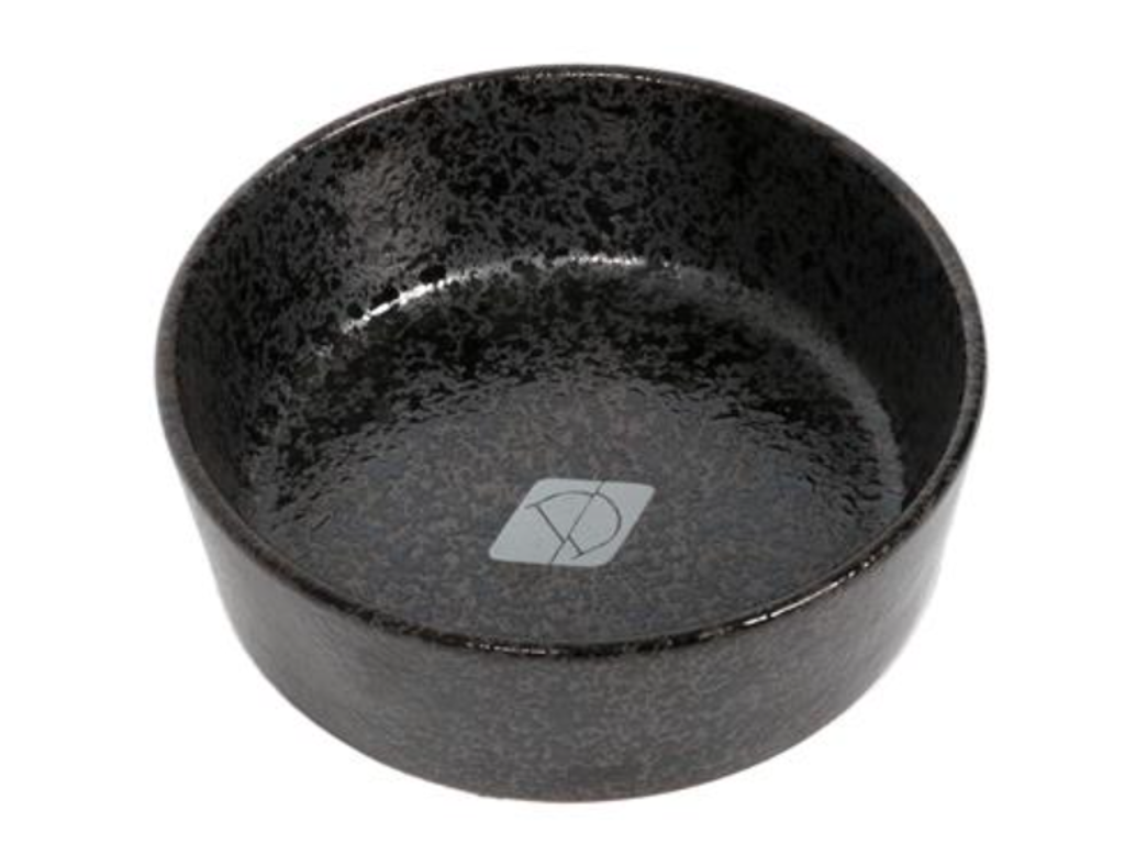 D&D SKÅL JASPER Ø13 CM. 350 ML. BLACK DOTS