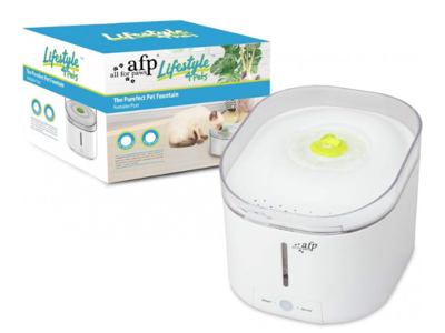 Vandfontæne hund/kat med UV