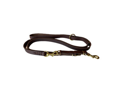 Texas dressurline mørkebrun 20 mm. / 220 cm.