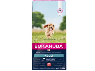 Eukanuba adult small/medium salmon & barley 12 kg