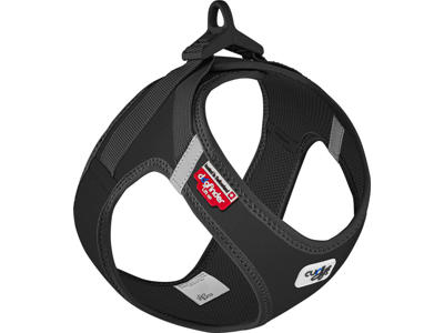 Curli vest  sele softshell sort str. S.