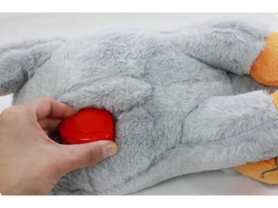 PUPS Heart Beat Sheep – Beroligende Plysfår med Hjerterytme til Hvalpe (38 cm)