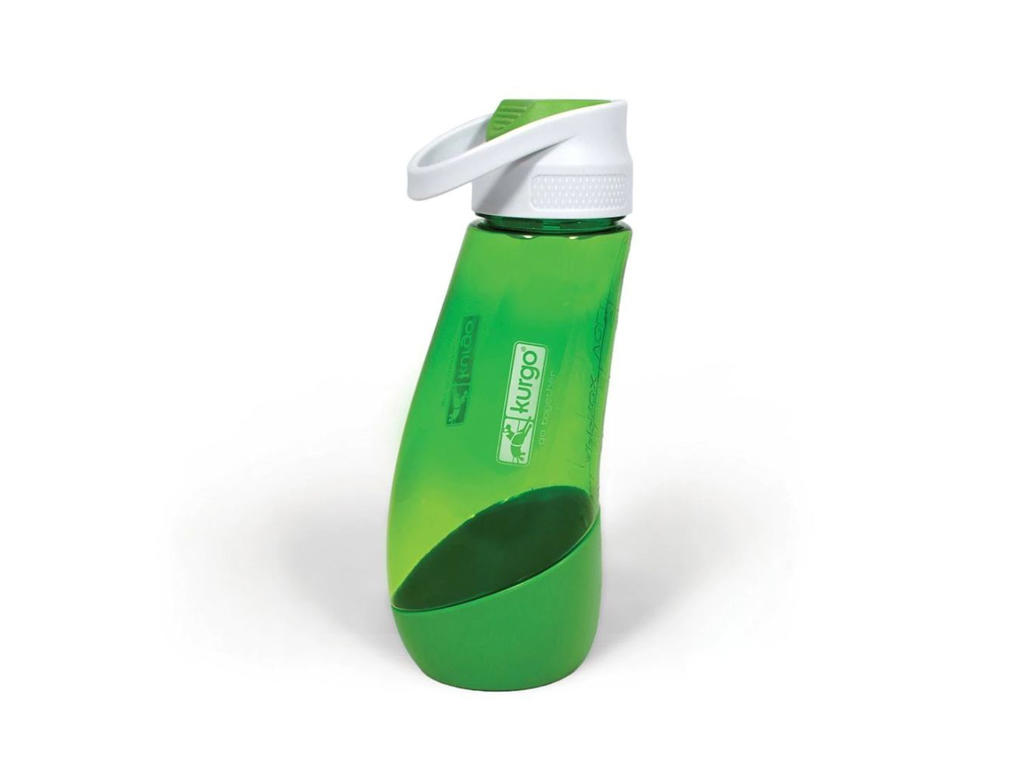 Kurgo gourd H2O 2i1 flaske grøn