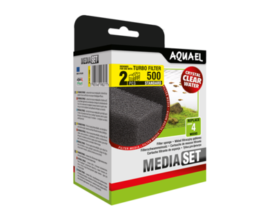 Svamp Fanfilter Mini Media Set 2 stk
