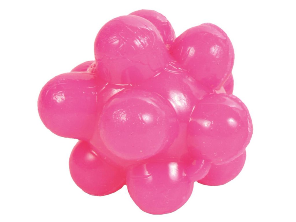 Gummibolde med dupper til kat – 4 stk., Ø3,3 cm