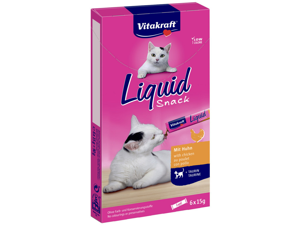 Cat Liquid-Snack Fjerkræ Taurin