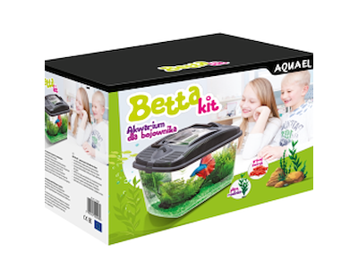 Aquael Betta Kit Miniakvarie 3 L – Kompakt akvarie til evt. kampfisk