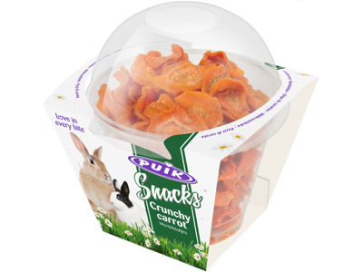 Puik Snacks Crunchy carrot/ Gulerødder 70g