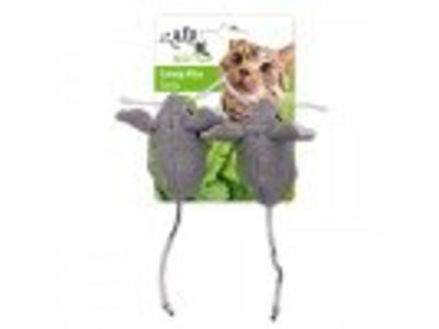 Mus m.Catnip 2 stk  7 cm Green Rush