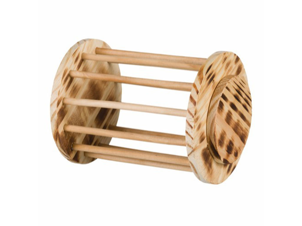 Hø hæk m. låg, brændt træ , ø 15 × 19 cm