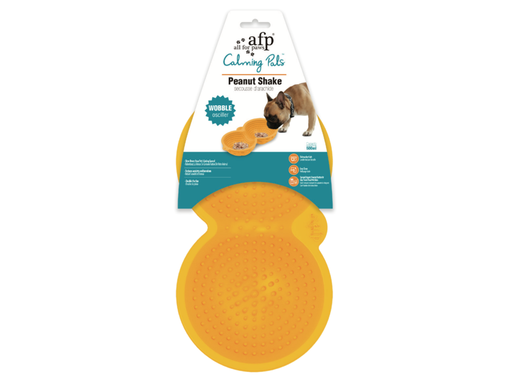 Calming Pals Peanut Shake – Slikkemåtte i silikone (23 x 12 x 5 cm)