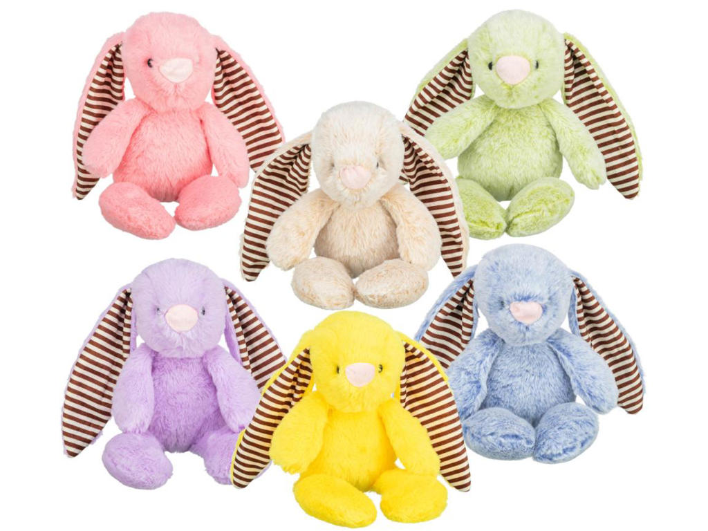 Trixie påskehare, plys, 38 cm ass.farver