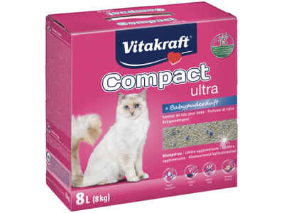 Compact Ultra Plus m/babypudder 8 kg