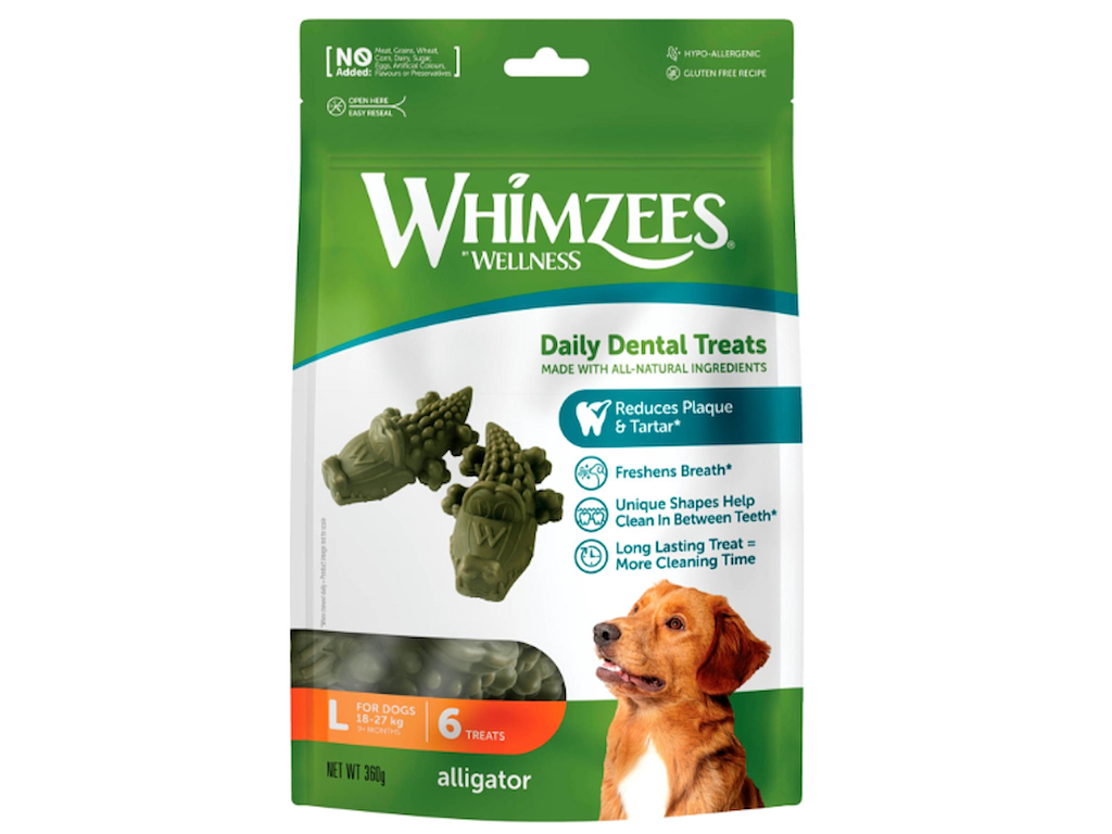 Whimzees Alligator L 6 stk
