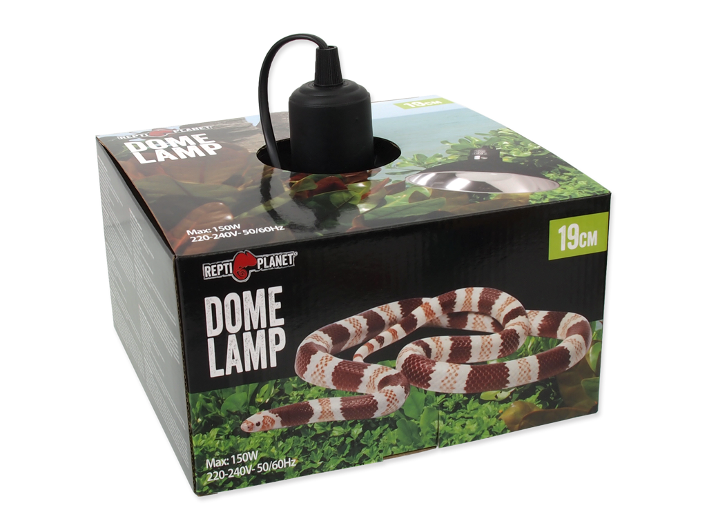 Keramisk lampeholder til terrarier med reflektor