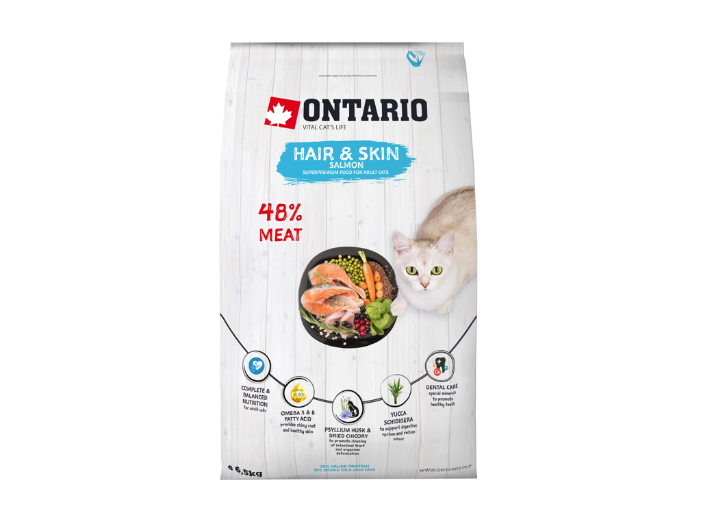 Ontario cat hari & skin 6,5kg