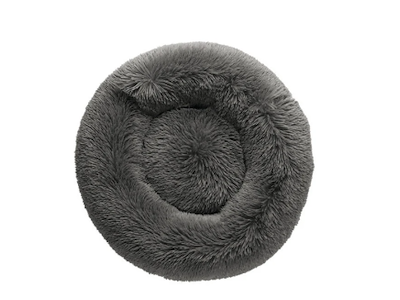 Donut Hundeseng Mørkegrå S – Ø50 cm