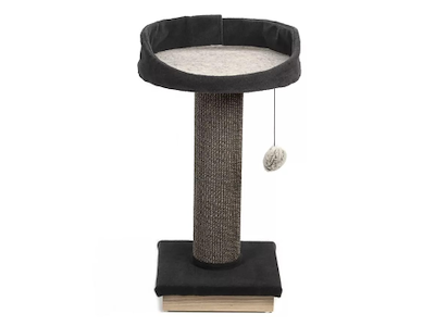 Ecomfy Kradsetræ Alex m. Platform 67,5 cm Grå – Kompakt Kradsemiljø med Legebold