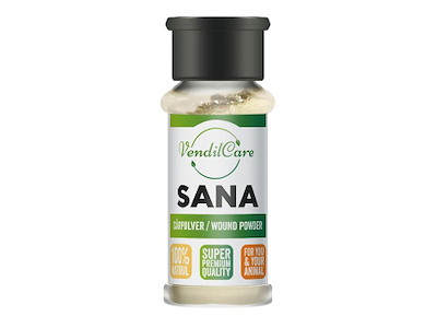 Vendil Care SANA Sårpulver 70 g – Naturligt Sårpulver til Dyr