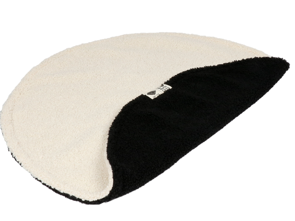 D&D CAT - MAEVE Tæppe Ø50 cm. Sort/Beige