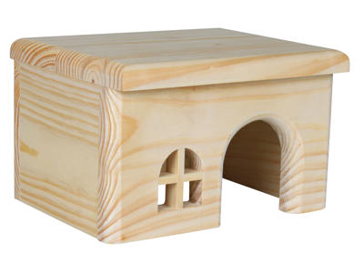 Træhus, Hamster, 15 × 12 × 15 cm
