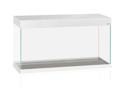 Aquael Opti Set 200 White 2.0 – Akvariesæt 200L m. LED-lys, glasdæklåg og optiwhite frontglas