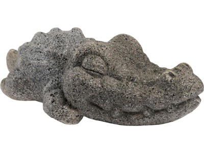 Companion Stenfigur i latex - krokodille