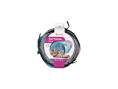 Flamingo Linz Kattetunnel – Sammenklappelig Legetunnel 90 x Ø25 cm