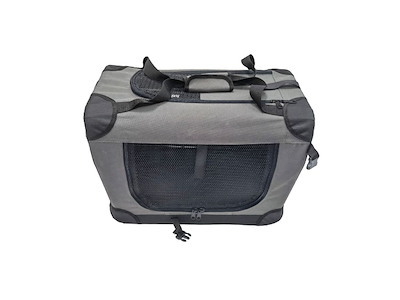 Transportbur XXL Grå 91 x 63 x 63 cm – Hund & Kat Foldbart