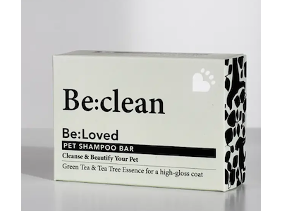 Be:Loved Be:Clean Shampoo Bar 110 g – Rensende Hundeshampoo med Grøn Te & Tea Tree