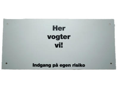 HER VOGTER VI LILLE SKILT