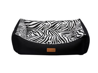 Dubex Tarte Hundeseng Zebra 62 x 44 x 22 cm – Blød Hundeseng