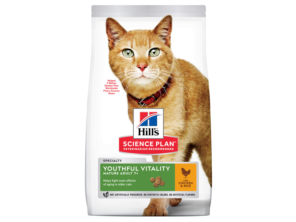 SP Feline Senior Vitality Chicken with Rice 7 kg