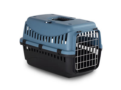 MP eco transporter gipsy L 58x38x38 cm. blå/sort med metaldør