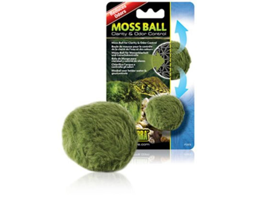 Exo Terra Syntetisk Mosbold Ø4 cm – Fugtbevarende Terrariedekoration til Krybdyr og akvarier