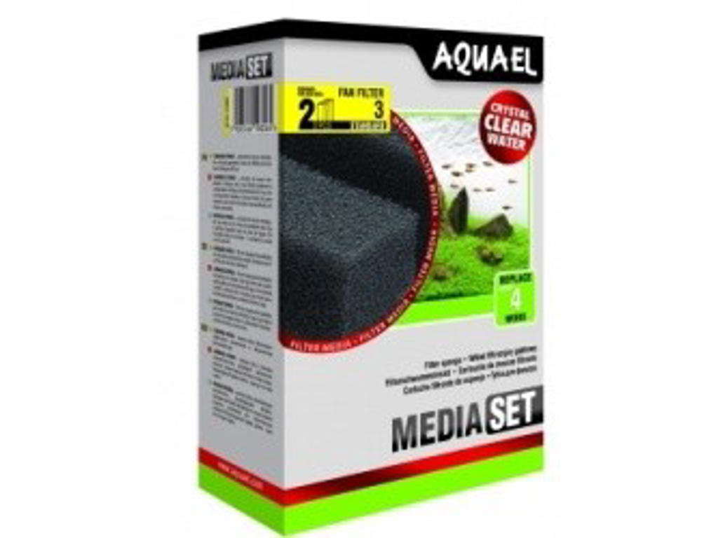 Svamp Fanfilter 3 Media set 2 stk