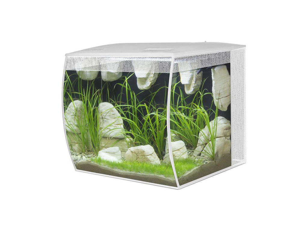 Fluval flex akvarie 57L, hvid 42 X 38 X 39,5cm
