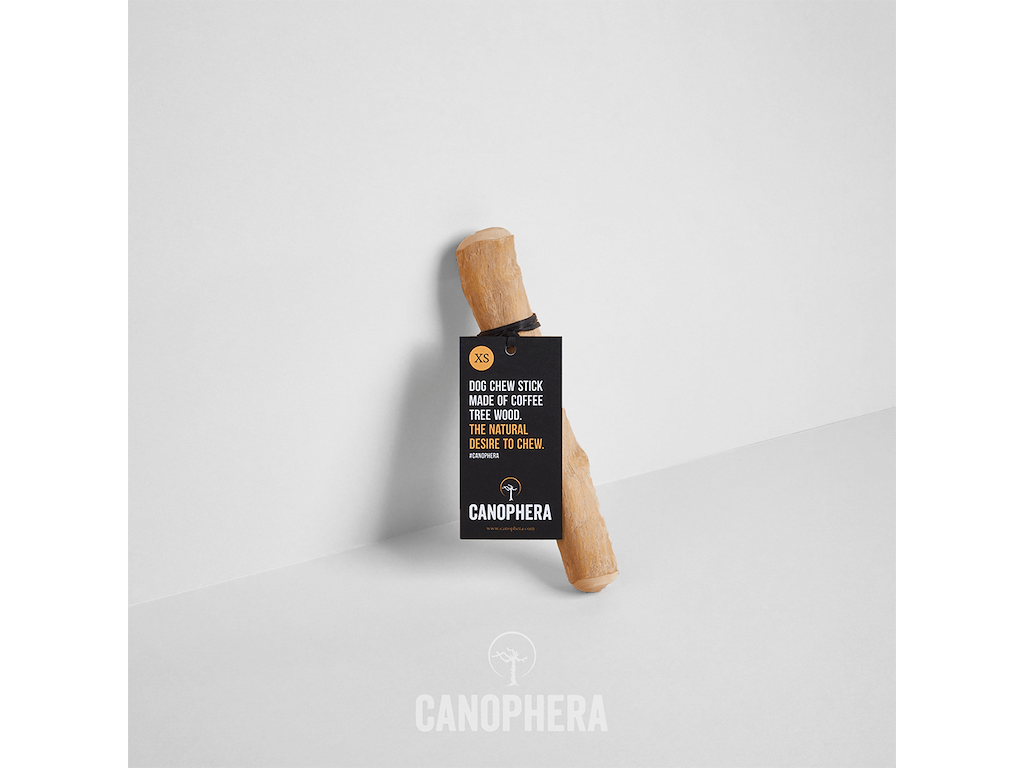 Canophera Kaffetræ XS – Naturligt tyggeben i kaffetræ til hunde