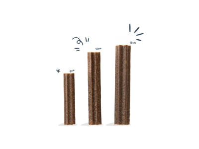 EC doggy dental æble & eukalyptus sticks 7stk, L