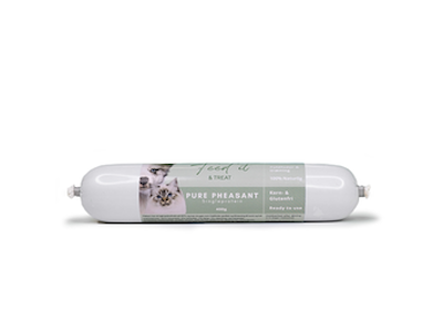 Feed'it & Treat Pure Pheasant 400 g – Fuldfoder og Træningsgodbid til Hund og Kat