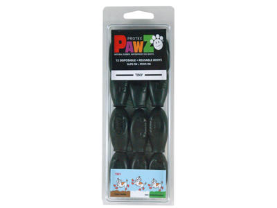 Pawz hundesko, Tiny, 2,5 cm, sort, 12 stk.