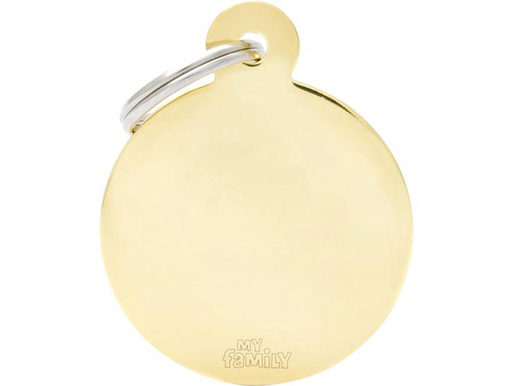 MY FAMILY GOLD BIG CIRCLE Ø 3 CM