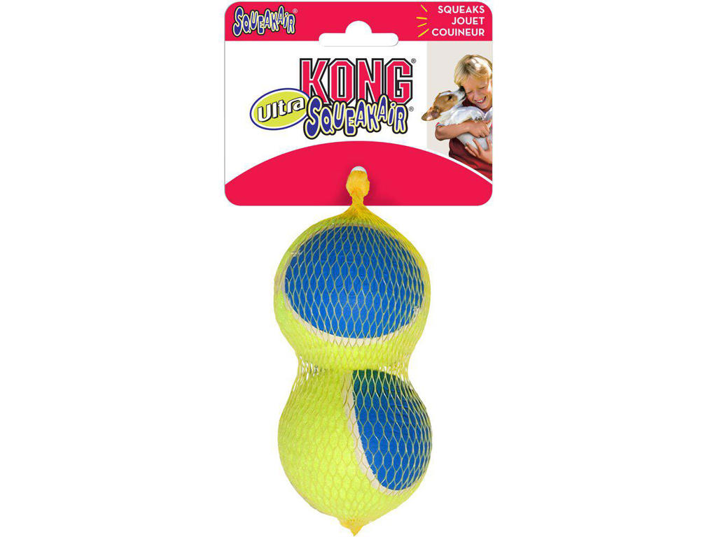 KONG AIRDOG SQUEAKER ULTRA 2PACK L Ø8CM
