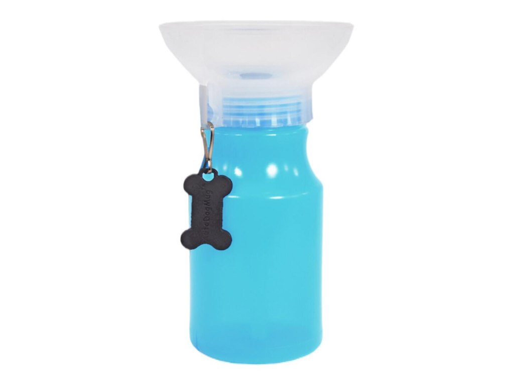 AUTO DOG MUG Blue 590 ml – Rejsevandflaske med Drikkeskål til Hunde