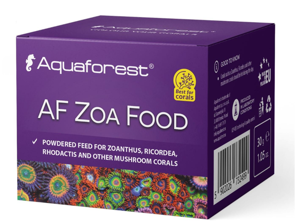 Aquaforest AF Zoa Food 30 g – Pulverfoder til Zoanthus, Ricordea og svampekoraller