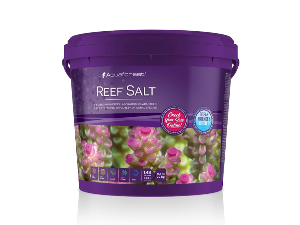 Aquaforest Reef Salt 22 kg – Fuldsyntetisk Havsalt med Aminosyrer og C-vitamin til Revakvarier