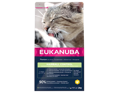  Eukanuba Cat Adult Hairball Control 2kg