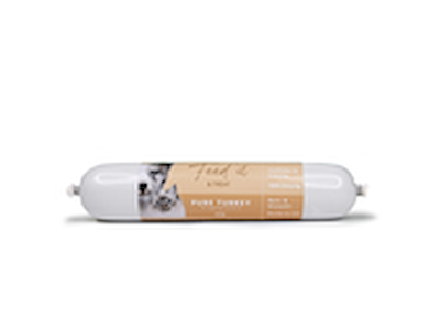 Feed'it & Treat Pure Turkey 400 g – Fuldfoder og Træningsgodbid til Hund og Kat