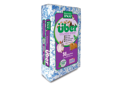 ÜBER Papirstrøelse 36 L Blå/Hvid