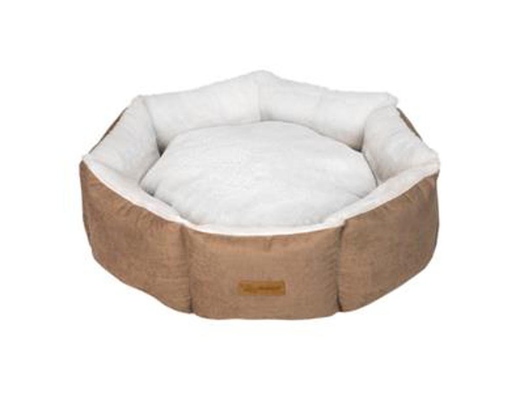 Hundeseng Cupcake S – Camel, 50 × 50 × 24 cm